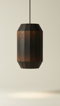 Smoked Oak Pendant Lamp